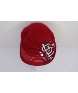 St. Louis Cardinals Womens Army Cap Hat Adjustable Red Paint Spatter Emb... - $241.07 MXN