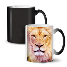 Lion Face Photo Animal NEW Colour Changing Tea Coffee Mug 11 oz | Wellcoda - £15.97 GBP