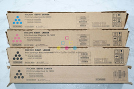 4 New OEM Ricoh IM C4500,C6000 CMKK Toner Cartridges 842279, 842281, 842282 - £232.75 GBP