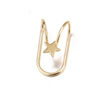 Earrings	2021 Trend 5pcs/Set For Women Fashion Clip-on Gold Ear Cuffs Leaf Clip  - £7.24 GBP