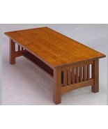 Mission, Spindle Coffee Table. Quartersawn Oak  #612 - $1,950.00