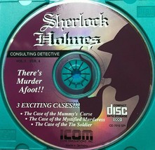 Vintage Sherlock Holmes Consulting Detective Volume 1 -- MS DOS CD-ROM Game - £3.18 GBP