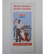 1973 Exxon Tiger North Carolina / South Carolina Road Maps Happy Motoring - £6.82 GBP
