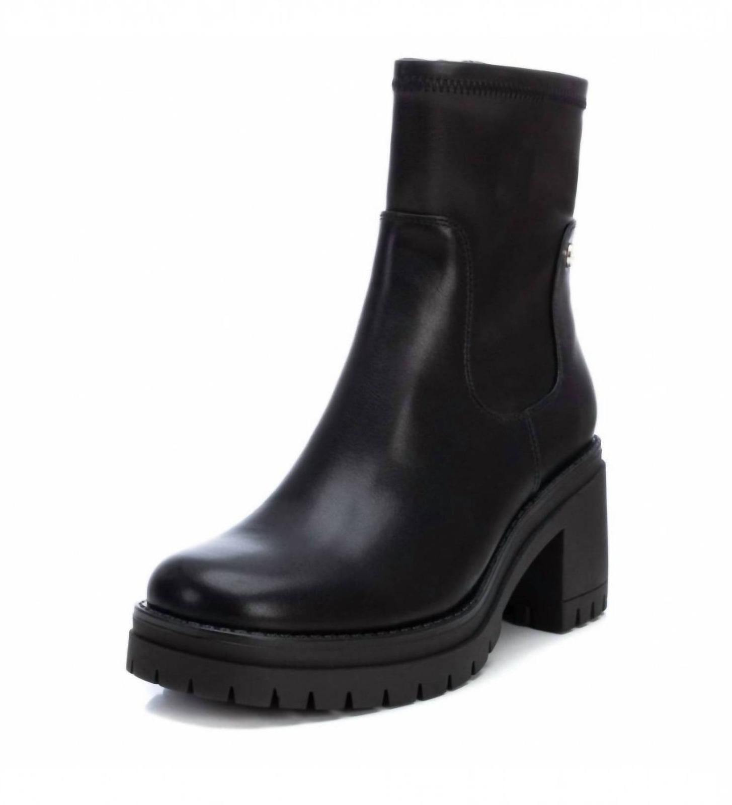 Xti Women&#39;s Ankle Slip-On Booties Black - $71.00