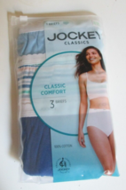 3 Jockey Classic Comfort Briefs Size 8 Multi-color Style 9483/407 - £13.98 GBP