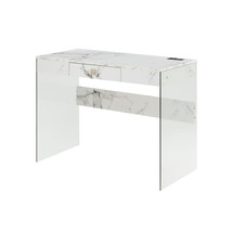 Convenience Concepts 42 in. SoHo Glass Desk with Charging Station - $4,962.20 MXN