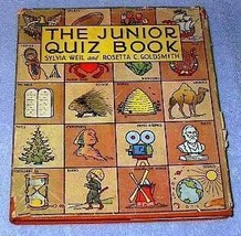 Platt &amp; Munk 1942 The Junior Quiz Book Sylvia Weil - £7.79 GBP
