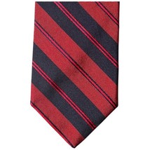 Brooks Brothers Men&#39;s Silk Neck Tie Necktie Red Navy Blue Rep Diagonal S... - $13.96