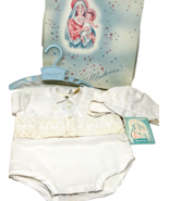 Vintage Baby Boy Christening Outfit – White Madonna #429 0–6 Months Bapt... - $18.99