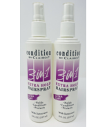 Lot 2 Rare Vintage Clairol Condition 3 in 1 Extra Hold Non Aerosol Hairs... - $99.99
