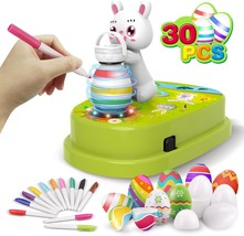 30 PCS Easter Eggs and 12 Dying Markers Easter Egg Coloring Kit Easter E... - $40.23