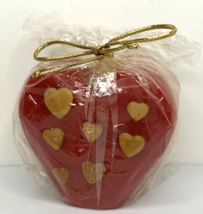 Vintage Colonial Candle of Cape Cod Valentine&#39;s Day Heart Candle New 3&quot; SKU H396 - £15.27 GBP