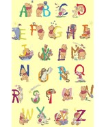 Counted cross stitch pattern alphabet winnie characters 330*504 stitches... - $3.99