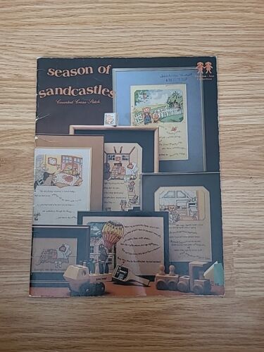 Vtg 1982 Vanessa-Ann Collection Season of Sandcastles Counted Cross-Stitch VAC16 - $4.99