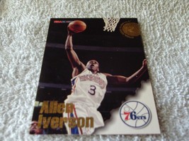 1996-97 Allen Iverson Rookie Hoops 76ers # 295 Gem Mint !! - £47.06 GBP