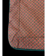 Vintage Croscill Pillow Shams Covers Set Lot 2 Lumbar Red Green Gold Blo... - $37.15