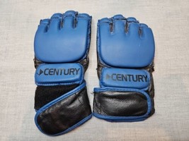 Century Men&#39;s Foam Padded Boxing Gloves, Size S/M, Blue/Black - £4.45 GBP