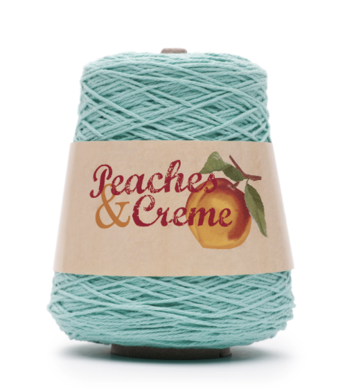 Peaches & Creme Medium Black Solids Cotton Yarn