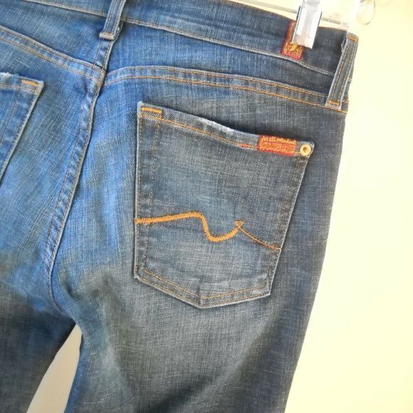 Primary image for 7 For All Mankind Authentic Squiggle Pocket Jeans