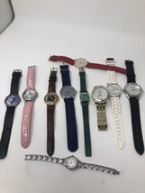 Lot of 10 Watches Timex, Pulsar, Geneva, and more - Untested - $38.99