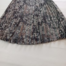 Joanna Plus Women's Black & Gray Pleated Skirt Woman's Size 1X Measured Waist 36 image 7