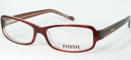 Fossil Broken Arrow OF2103 600 Burgundy Eyeglasses Glasses Of 2103 53-15-135mm - £43.14 GBP