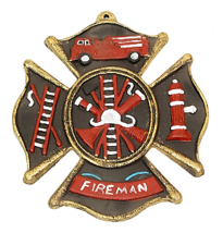 IWGAC 0170J-05207Bulk Fireman Cast Iron Wall Plaque - $146.50