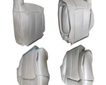 Bottom&amp;Back Leather Seat Cover for Chevy Silverado GMC Sierra Gray 1999-... - $86.13