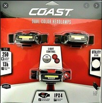 Coast FL13 Dual Color Headlamps, 3 Pack, 250 Lumen ,13 Hr Max, Weather P... - $520.98 MXN