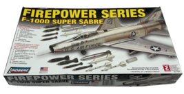 Lindberg Firepower Series F-100D Super Sabre 1/48 Model Kit 72521 - £18.55 GBP