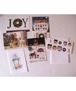 Merry Christmas Holiday Greeting Cards Set of 5 with Sheet of 10 Stickers - $2.92 CAD
