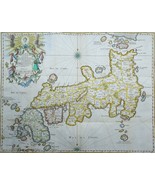 Japan, large rare early map De Charlevoix, 1736, Carte de l´Empire du Ja... - $699.00