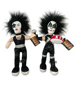 KISS Plush Dolls Toy Works 2002 Starchild &amp; Spaceman Paul and Gene - $54.33 CAD