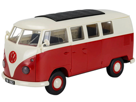 Skill 1 Model Kit Volkswagen Camper Van Red Snap Together Model by Airfix Quickb - £31.98 GBP