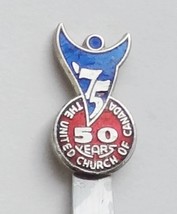 Collector Souvenir Spoon United Church of Canada &#39;75 50 Years - £3.91 GBP