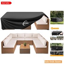 Durable Outdoor Furniture Covers, Waterproof &amp; UV Resistant, 110"L x 84"... - $87.07