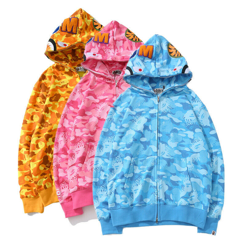 Hot Hoodie Cotton Splice Jacket Coats Camo Cool Sweatshirts 25th Annivers XS-4XL