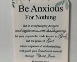 Be Anxious For Nothing Canvas Wall Art - $14.00