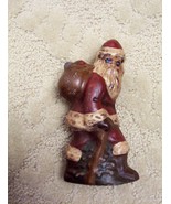 Vintage Santa Claus Primitive Resin Folk Art Figurine Old World - $4.99