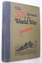 1920 32ND DIVISION US ARMY HISTORY BOOK WORLD WAR 1 WWI MICHIGAN WISCONSIN - $49.49