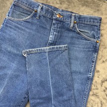 Wrangler 936PWD Jeans Mens 34x36 Blue Denim Pants Cowboy Western Made in... - $672.44 MXN