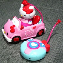 Sanrio HELLO KITTY RC Cat Car with Remote Jada Toys 2015 - £24.03 GBP