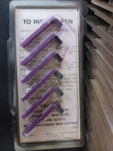 Foxboro L0121CM (6) VIOLET Chart Recorder Fiber-Tip Pens / NOS 30 DAY GU... - $45.00