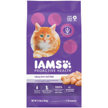 IAMS Proactive Health Kitten Dry Cat Food Chicken 1ea/3.5 lb - £20.46 GBP