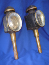 1800&#39;s Authentic Antique Carriage Lamps lanterns QUALITY + Original UnAl... - £633.61 GBP