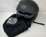 Harley-Davidson HD-H04 Matte Black Helmet With Sun Shade Size XL - $65.45