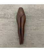 Vintage Wooden Hand Carved Women Spread Leg Nut Cracker 7.5&quot;L Naughty - €13,11 EUR