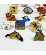 Vintage United States Travel History State Lapel Mixed Pin LOT 31 Pins - $40.87 CAD