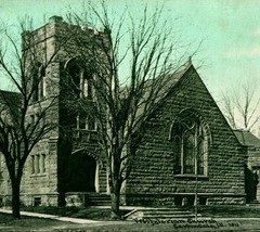 Presbiteriano Chiesa Carbondale Illinois Il 1911 Vtg Cartolina Photoette - £5.60 GBP