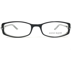 Anne Klein Petite Eyeglasses Frames 8029 117 Black Clear Silver 48-18-135 - £40.16 GBP